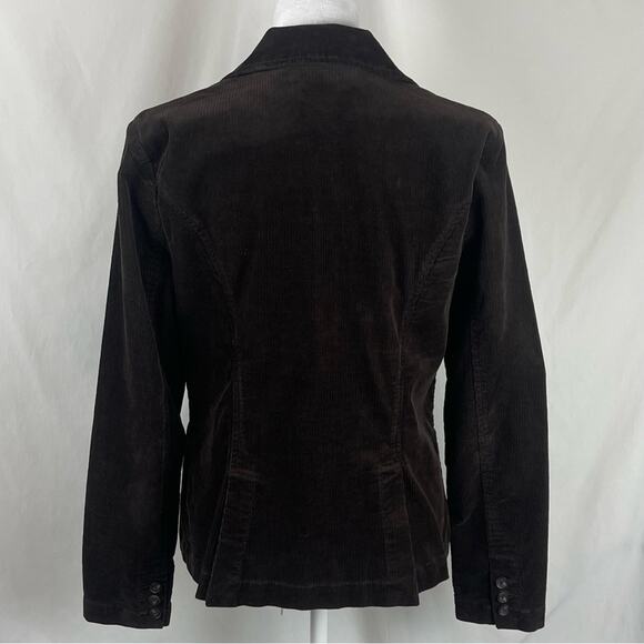 Cabi Dark Brown Corduroy Academia Prep Blazer Jacket NWOT Size M - Picture 5 of 13